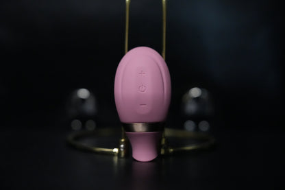 Suction & tongue licking vibrator